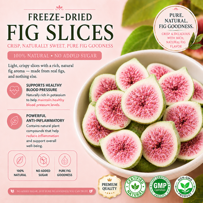 🥇 Premium Fig Slices: Nature’s Antioxidant Power for Heart Health & Daily Wellness